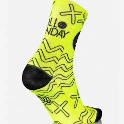 MB Wear Fun Bad Days Fietssokken-Fluorgeel -Giro Verkoop fun bad days 2 2