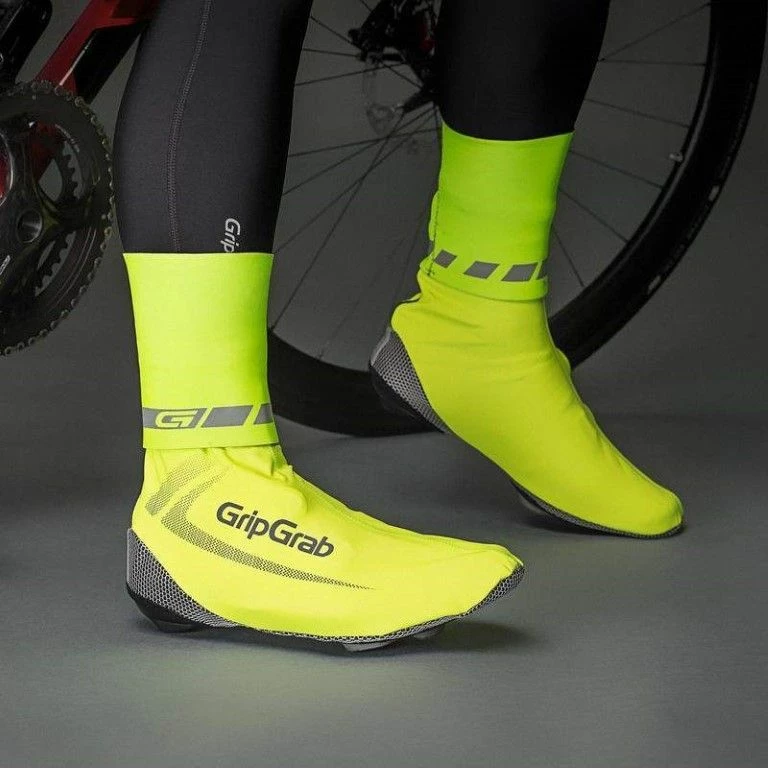 Gripgrab CyclinGaiter Hi-Vis Enkelsokken 7 Gripgrab CyclinGaiter Hi-Vis Enkelsokken - Afbeelding 5
